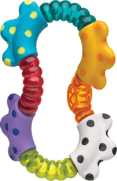 Playgro - sonaglio gira-clicca - sonaglio - sonaglio da dentizione - anello da dentizione - giocattolo per bambini - giocattolo da dentizione - giocattolo da afferrare - giocattolo - sonaglio per bambini
