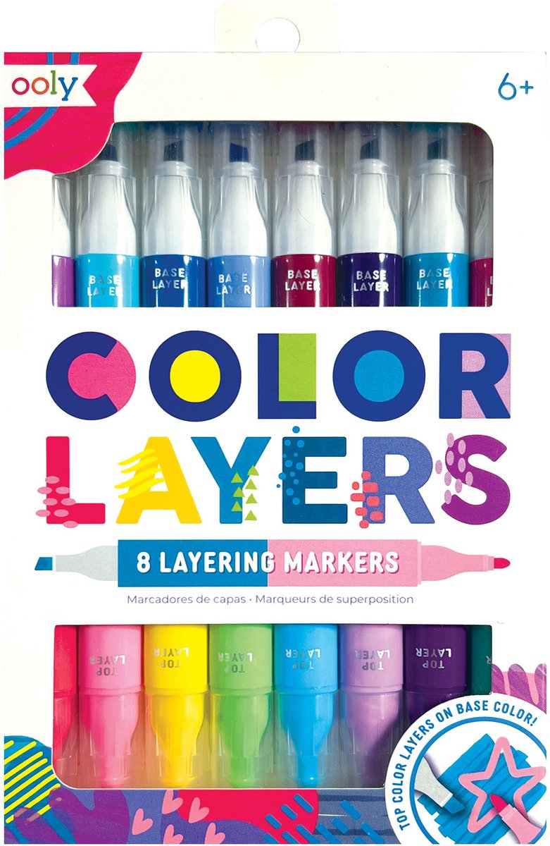 Ooly - color layers - dubbelzijdige stiften - gelaagd kleuren