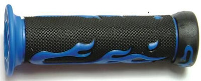 Maniglia in gomma Vparts fiamma pr. anelli di ritenzione in tnt blu decoro fiamma, 623az