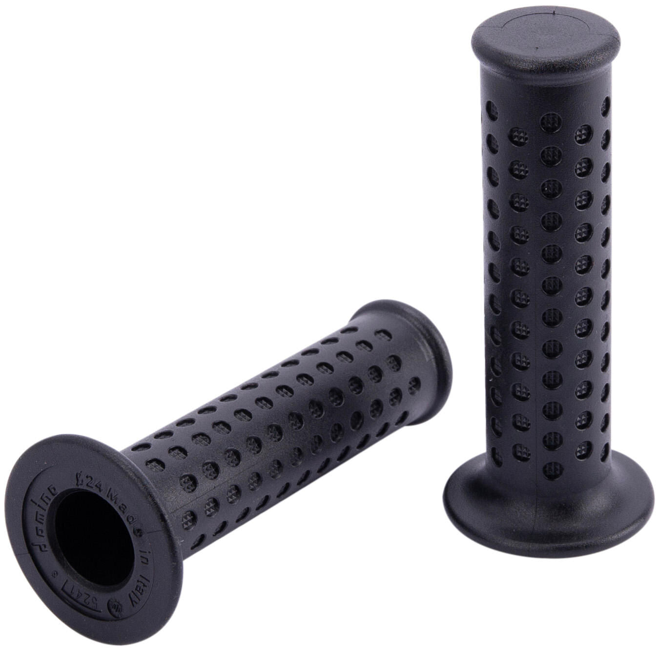 Domino rubber handvat piaggio style rubber grip 5243 sw 128mm closed