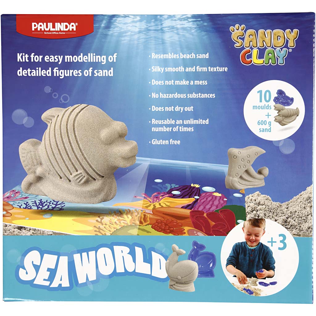 Sandy clay®, seaworld, natural, 1 set