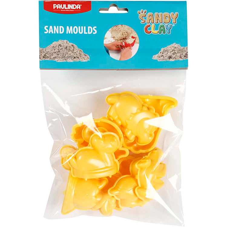 Forme Sandy Clay®, dinosauri, misura 4,5-6 cm, 10 pezzi, 1 scatola