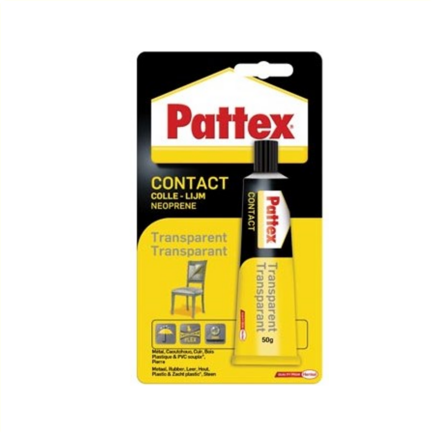 Adhesivo de contacto Patex 50gr transparente