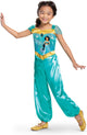Disfraz princesa disney - aladdin, jasmine basic plus, talla s (5 - 6 años), niña