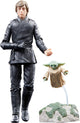 Disney hasbro star wars - confezione da 2 luke skywalker grogu il libro di boba fett serie nera action figure 15 cm - multicolori