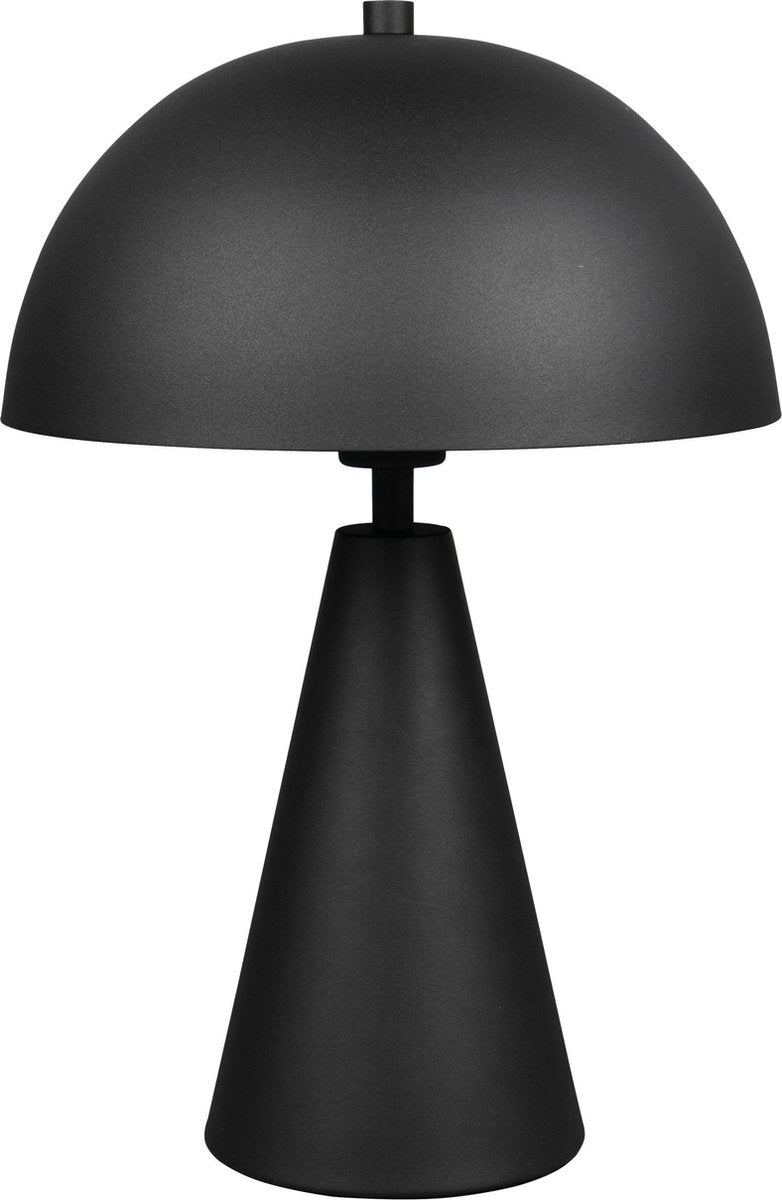 Trio alfie - lámpara de mesa - negro mate - excl. 1x e27 4.9 w - interruptor de cable - verde