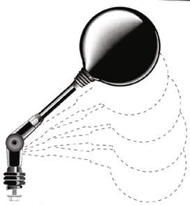 Espejos retrovisores lejanos sw m8-lg rg li+re