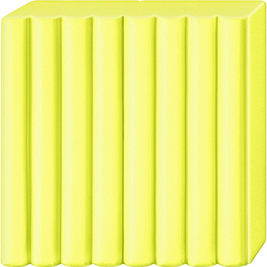 FIMO Effect Monting Clay Neon Geel, 57gr