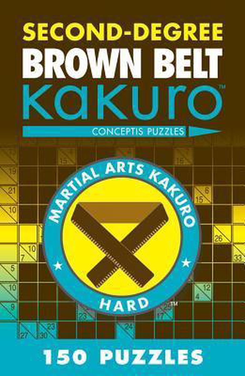 Conceptis puzzle cintura marrone di secondo grado kakuro
