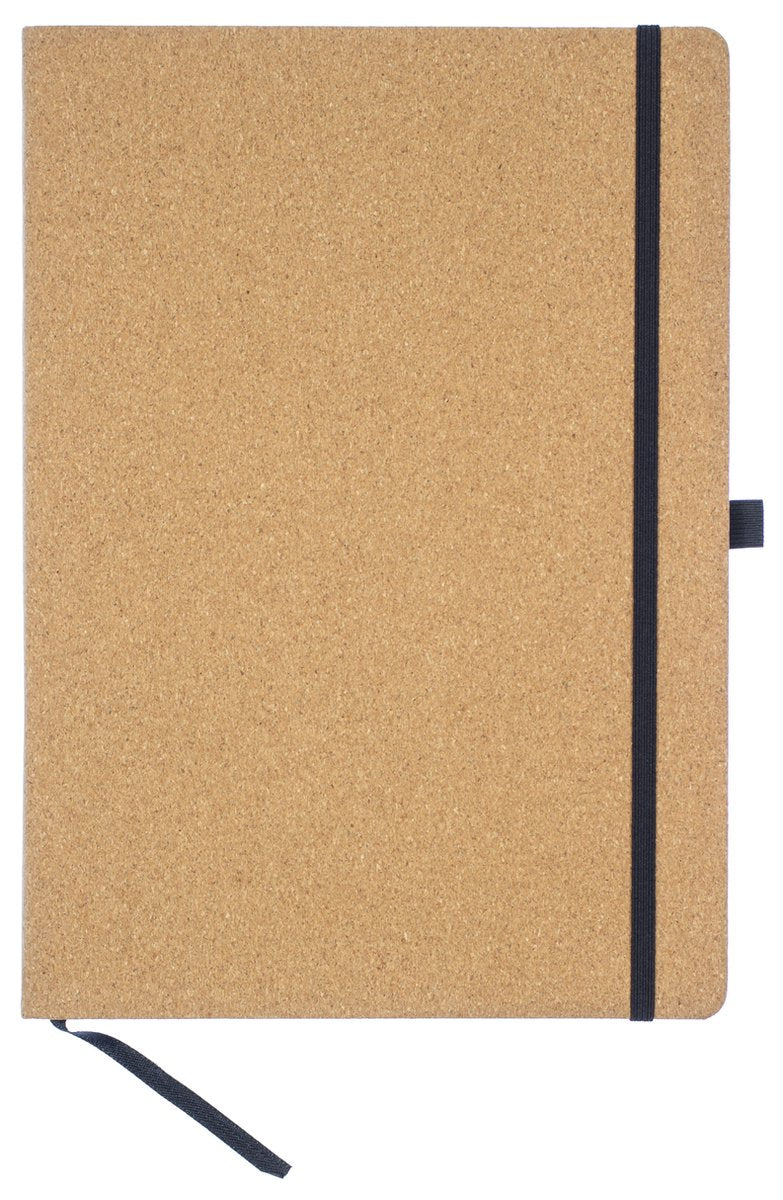 Quaderno Kangaro - a4 - sughero - con riga - con elastico, nastro e portapenna - k-552361