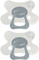 Chupete natural Difrax - 6 a 12 meses - elefante - estampado elefante gris - 2 piezas