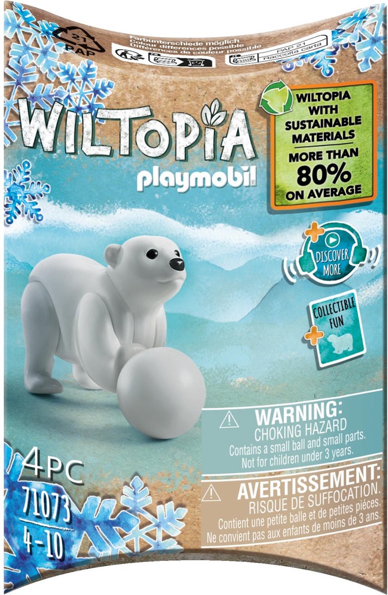 Playmobil Wiltopia Bebé Oso Polar 71073