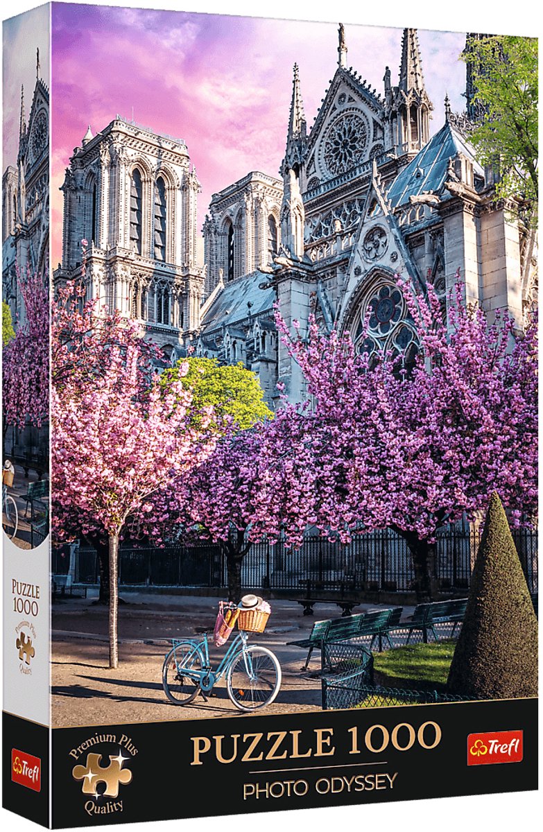 Puzzle Trefl 1000 pezzi - Cattedrale Notre-Dame di Parigi - Premium Plus.