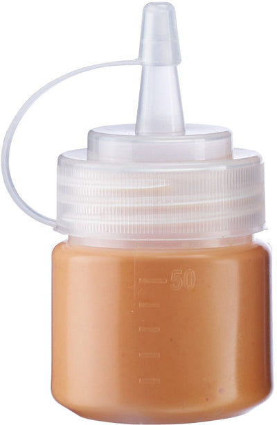 Botella exprimible Westmark: dosificación precisa y llenado higiénico de botellas que mantienen la forma con mayonesa, salsa BBQ y otros líquidos, higiénicas, sin BPA - 50 ml