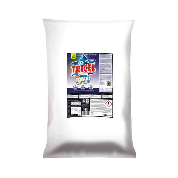 Tricel professioneel totaalwasmiddel poeder (12.24kg)