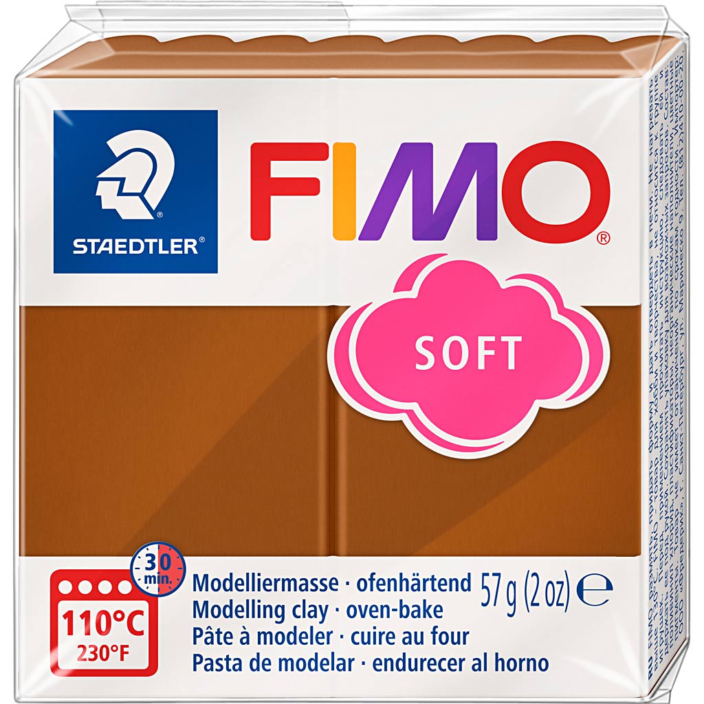 Fimo® suave, caramelo, 57 gr 1 caja