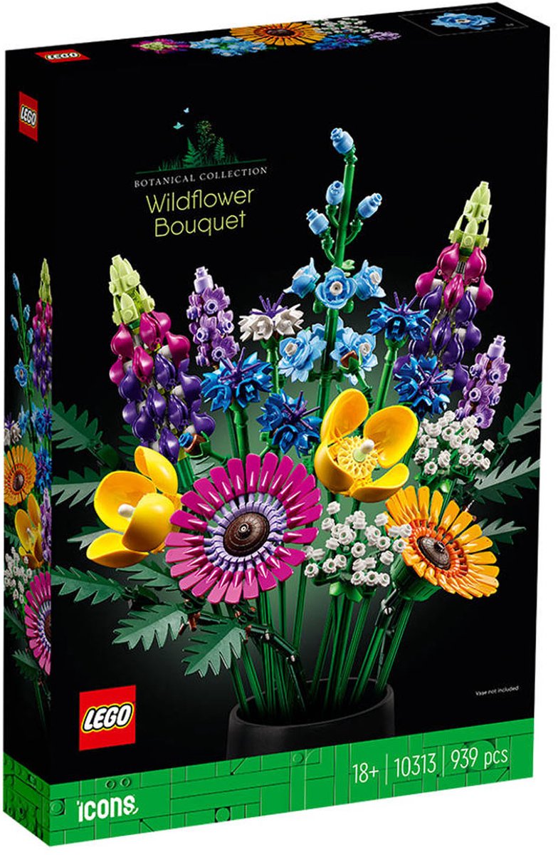 Icone Lego Lego 10313 Bouquet con fiori selvatici