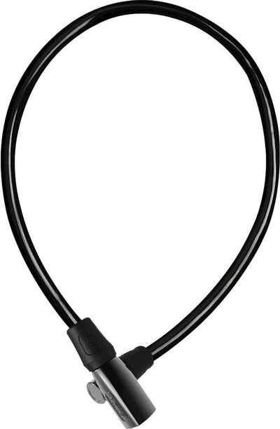 Abus kabelslot 4408k - 65 cm lange stalen kabel met kunststof omhulsel - fietsslot met -security level 2 - blauw