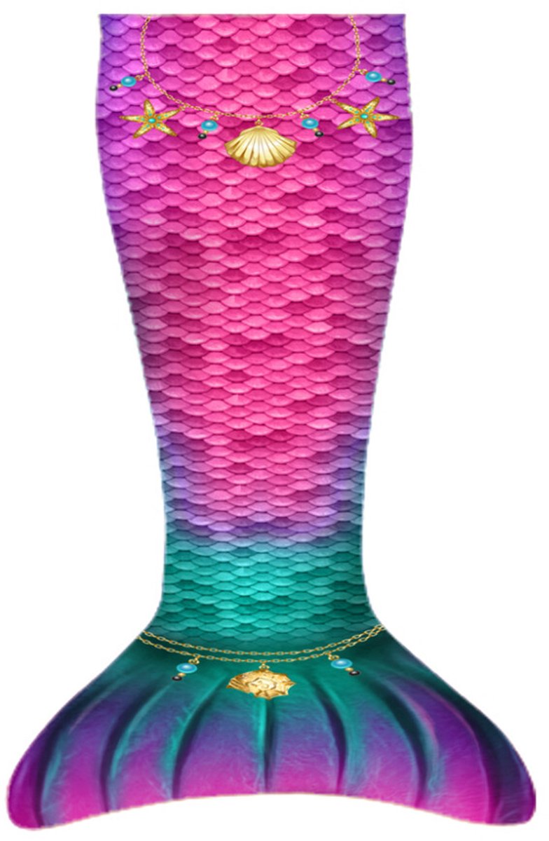 Coperta sirena Kuaki mermaids stella, 60x130 cm