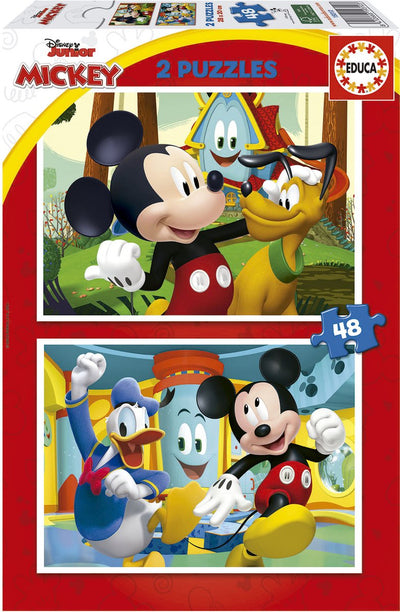 Educa - puzzle - 2 x 48 pieces - Mickey and friends Disney