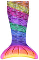 Kuaki mermaids coperta sirena arcobaleno, 60x130 cm