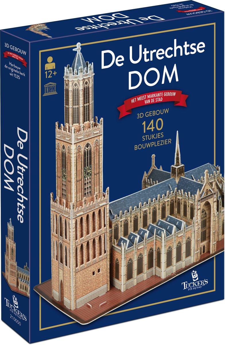 La divertida fábrica de Tucker, la Catedral de Utrecht - Edificio 3D (140 piezas) -