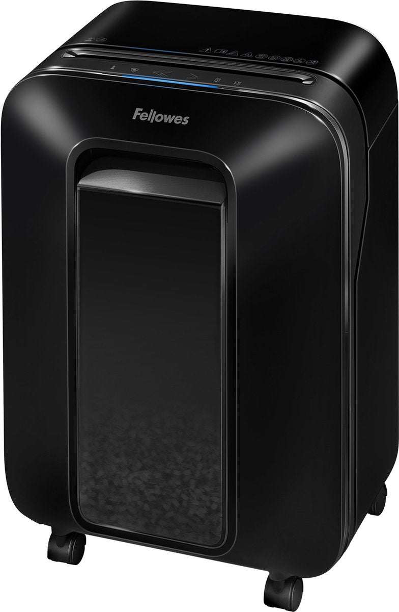 Distruggidocumenti Fellowes lx201 – microtaglio p‑5 – 12 fogli – anche per carte – 100% anti-inceppamento