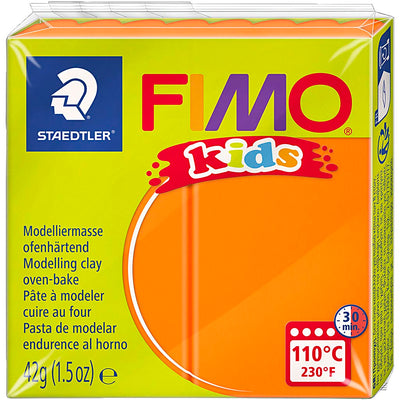 Fimo Kids Mountain Klei, Oranje, 42 gr.