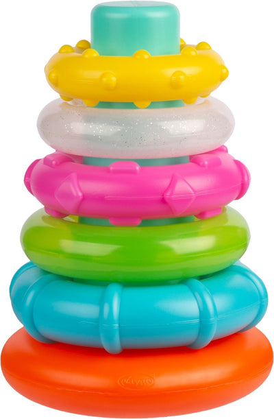 Torre di smistamento e impilamento Playgro - giocattoli educativi - giocattoli per bambini - giocattoli 1 anno - giocattoli per bambini - giocattoli interattivi per bambini - regalo di maternità