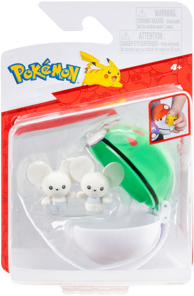 Pokémon - clip 'n' go - salsa tándem con pelota amiga