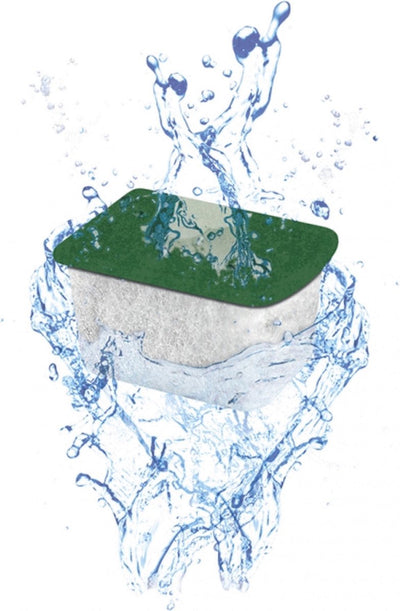 Ciano bio-bact medium - filtermateriaal - 4.6x3.6x3.1 cm 152 g groen