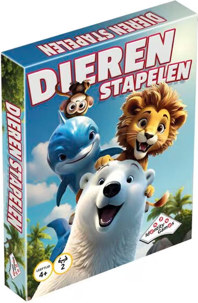 Identity games animal stacking game - 2 players