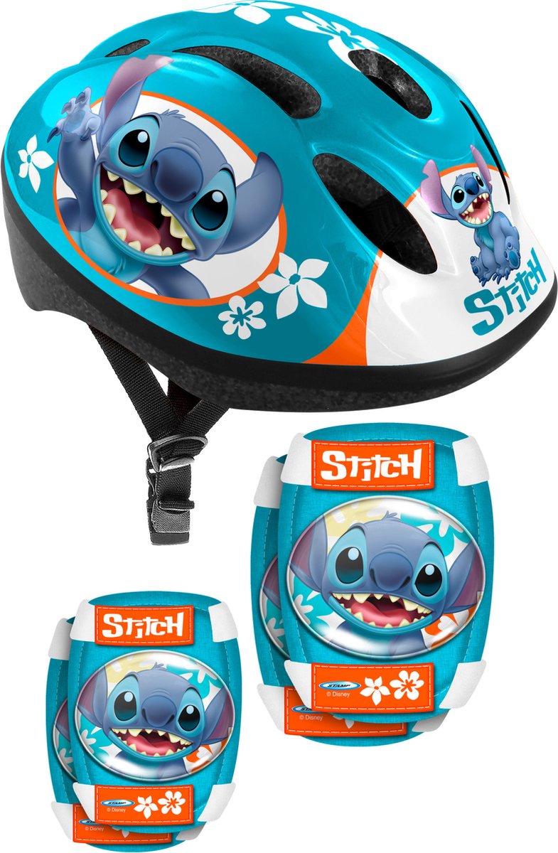 Protezione da pattinaggio a 5 pezzi Disney 52-56 cm Blu Blu Dimensione S M