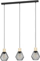 Eglo palmorla - hanglamp - e27 - 76 cm - zwart bruin