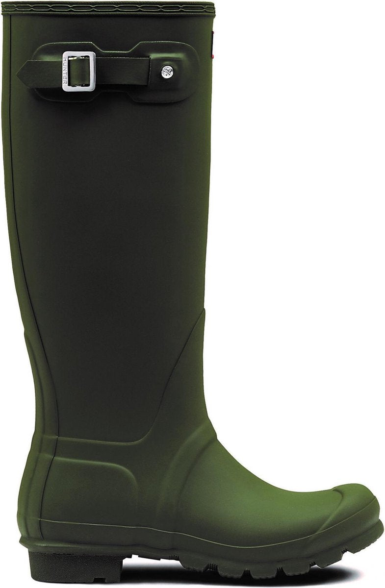 Hunter - botas de lluvia para mujer - original - altas - verde oliva - talla 38eu