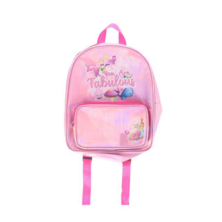 Mochila brillante rosa fabuloso
