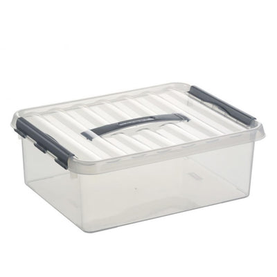 Sunware q-line caja de almacenamiento de plástico de 12 litros