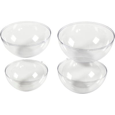 Creativ Company Plastic Mold se forma transparente, 4st.