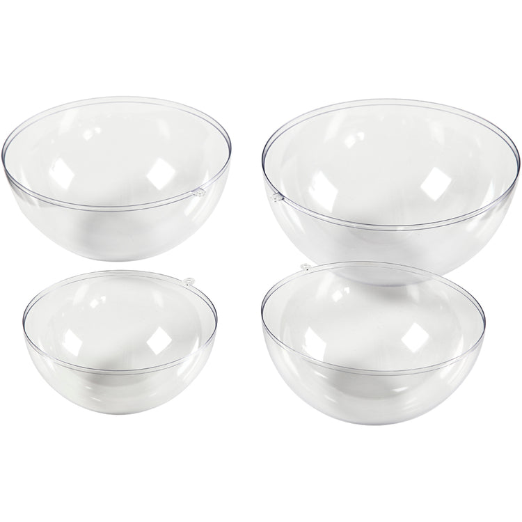 Creativ company plastic mold forms transparent, 4st.