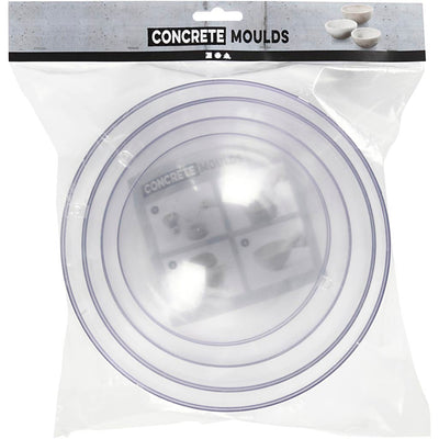 Creativ Company Plastic Mold se forma transparente, 4st.