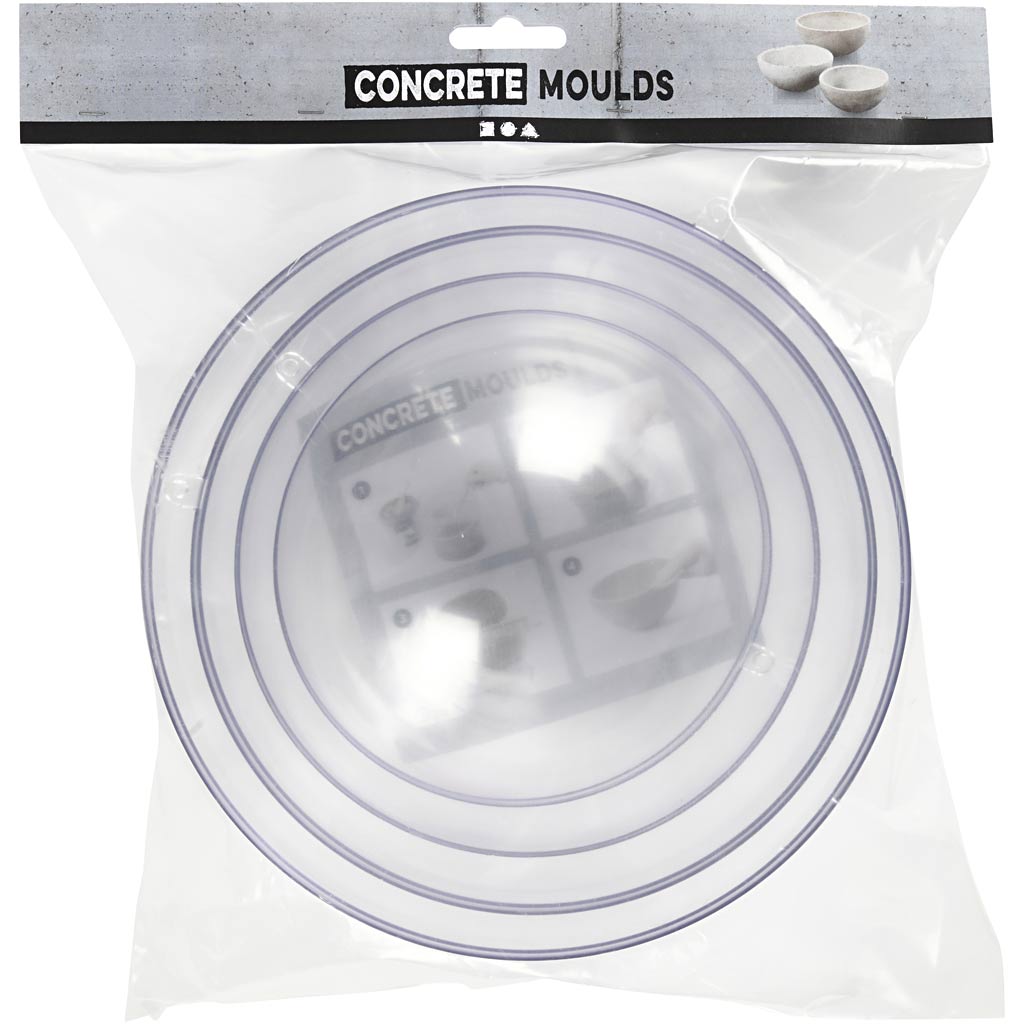 Creative Company Plastic Stampo si forma trasparente, 4st.