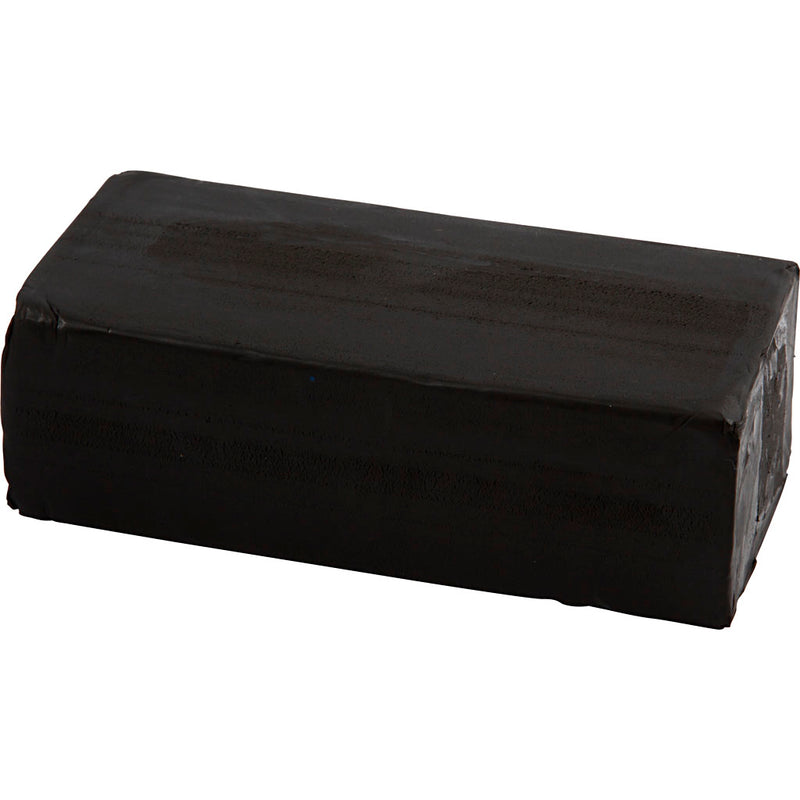 Argilla morbida - nero, 500gr.