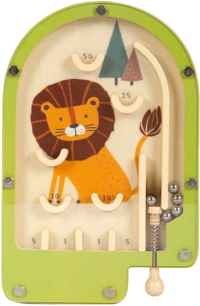 Lion da game mini pinne in legno a piede piccoli