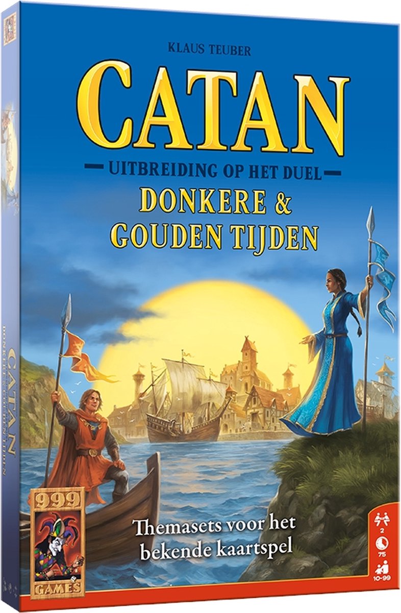 999Games Catan: The Duel Donker Golden Times Board Game