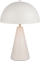 Trio alfie - lámpara de mesa - gris cálido - excl. 1x e27 4.9 w - interruptor de cable - verde