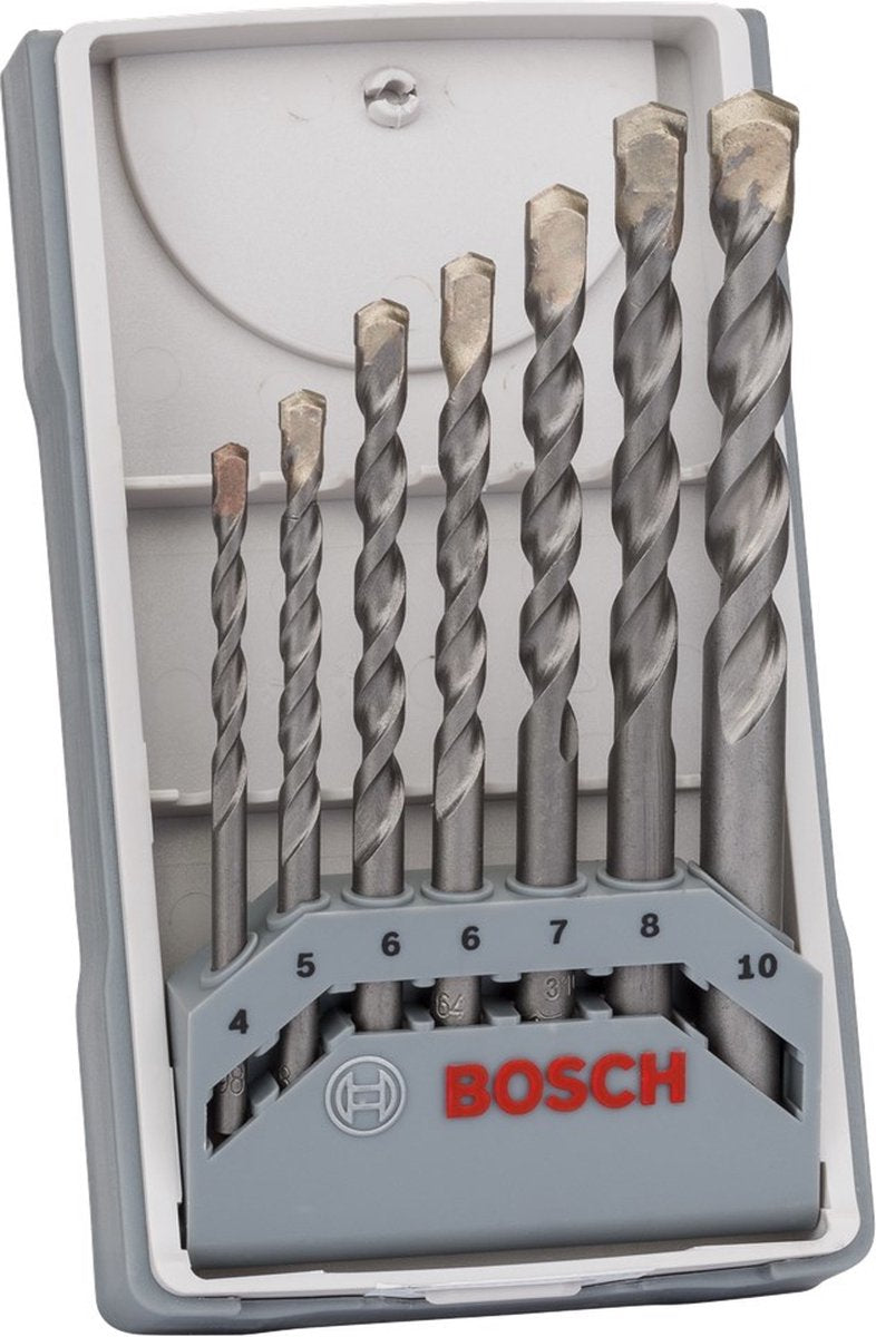 Bosch - Set di punte per calcestruzzo da 7 pezzi cyl-3 4; 5; 6; 6; 7; 8; 10mm