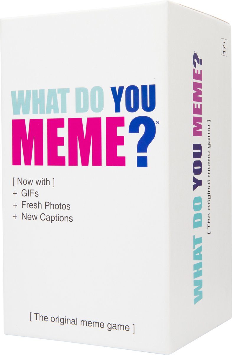 What do you meme ? core game (new edition) now including gif's refreshed content by relatable, the game for meme lovers