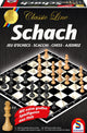 Schmidt ® - scacchi con pedine extra grandi - linea classica - gioco da tavolo - strategia classica - 2 giocatori - da 6 anni