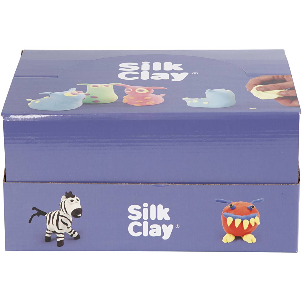 Silk clay ®, neon colours, standard colours, 12 set 1 box