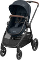 Maxi-cosi zelia³ kinderwagen - essential graphite (zwart frame + bruin leer)